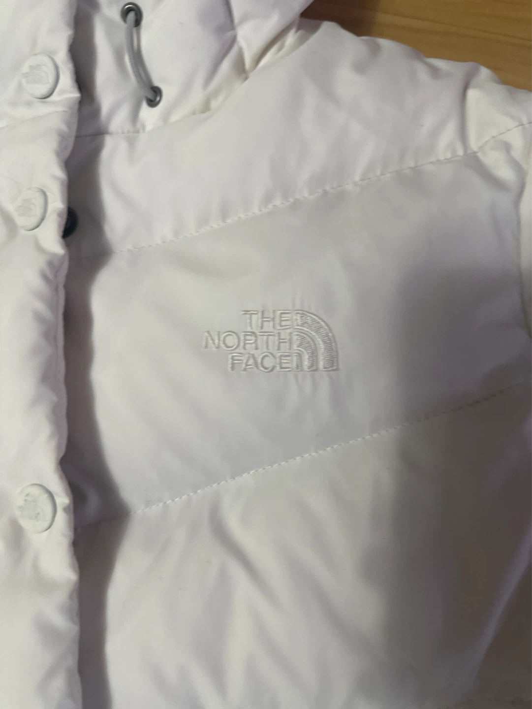 The North Face Women's Puffer Jacket - White, Size L - photo 3