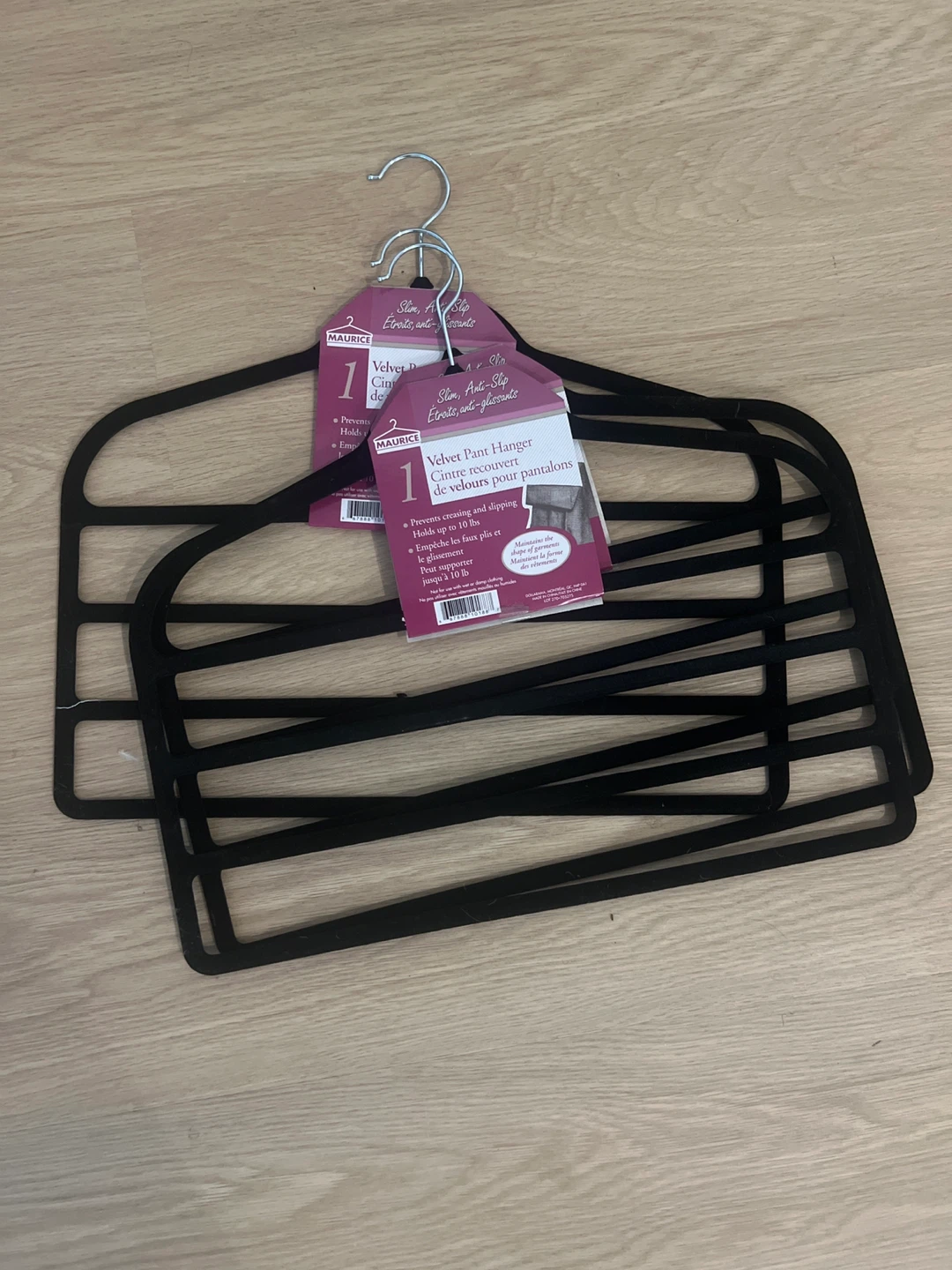 Maurice Velvet Pant Closet Hanger - Black - photo 2