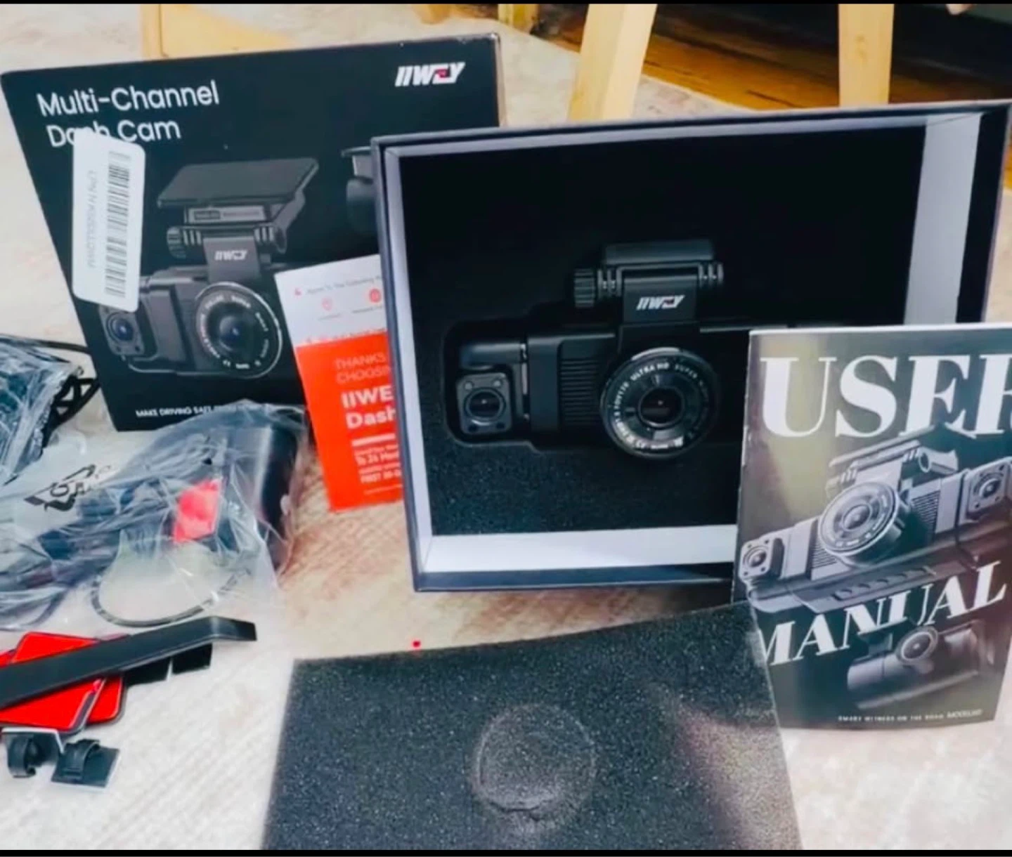 IIWEY N5 4 Channel Dash Cam