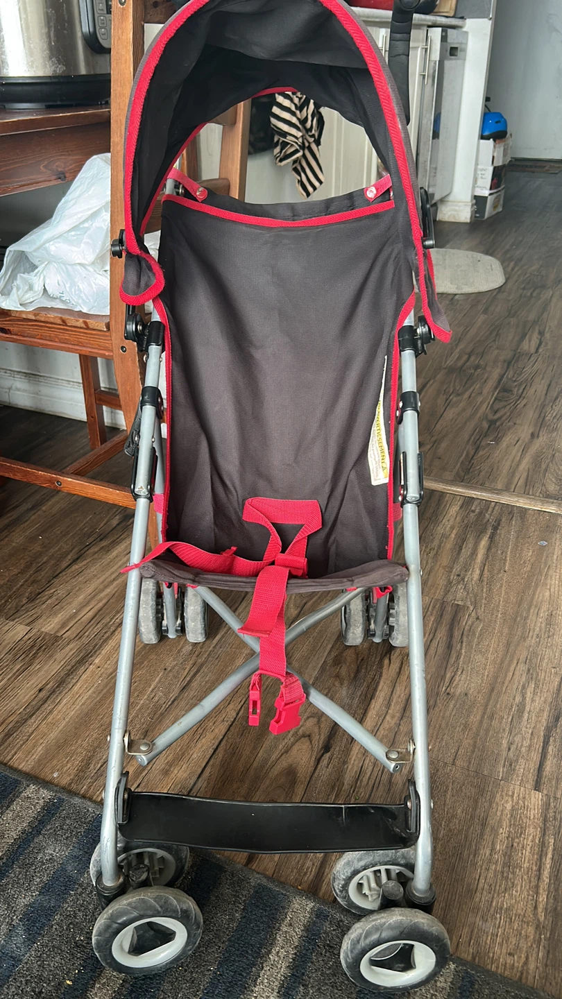 Black and Red Stroller