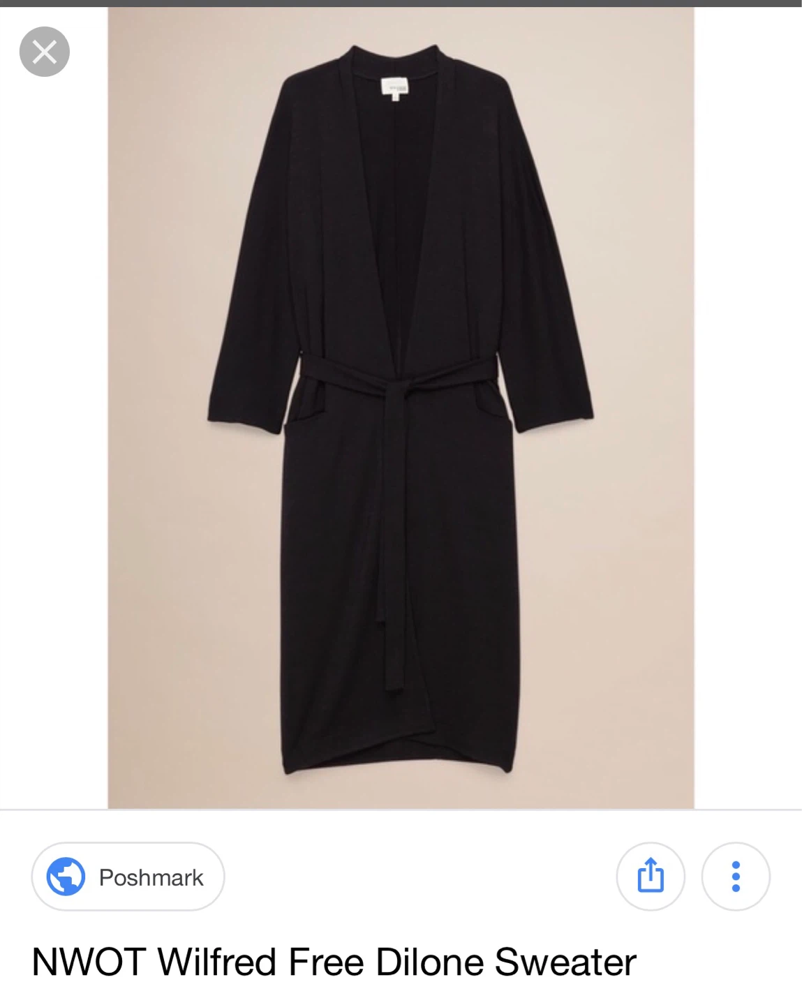 Aritzia Wilfred Free Dilone Sweater
