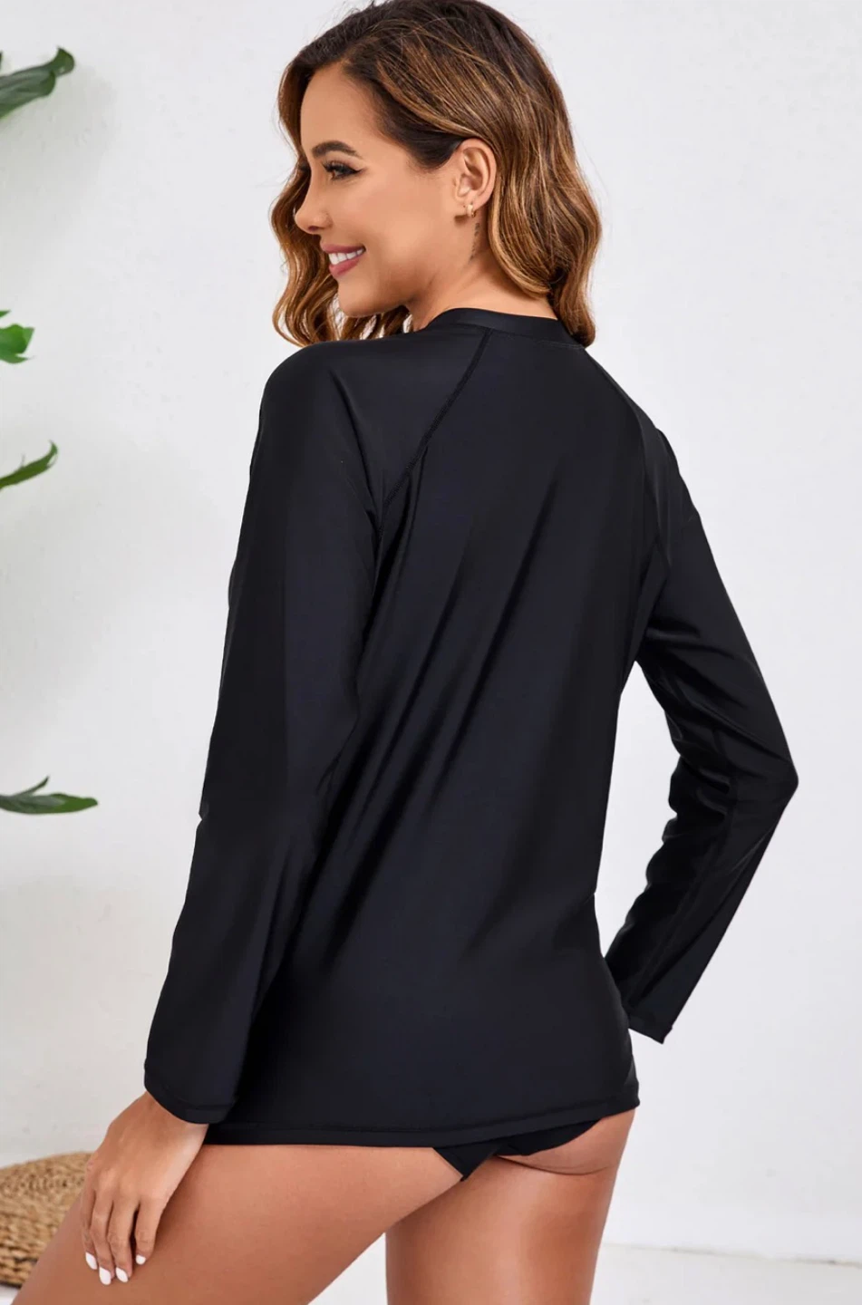HALCURT Long Sleeve Rash Guard Swim Shirt - photo 2