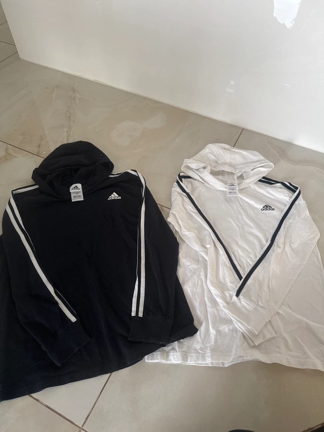 Adidas Long Sleeve Hoodies - Set of 2 - Size L