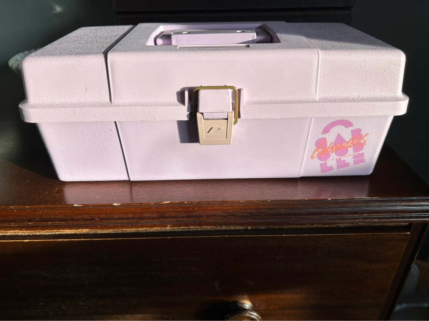 Original 1980s Lavender Caboodles box
