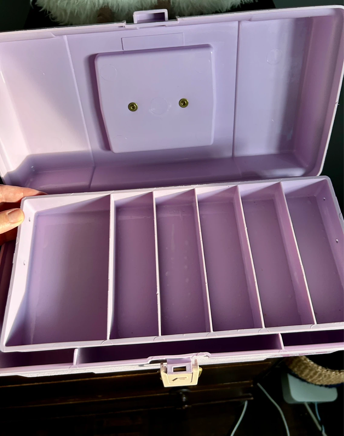 Original 1980s Lavender Caboodles box - photo 3