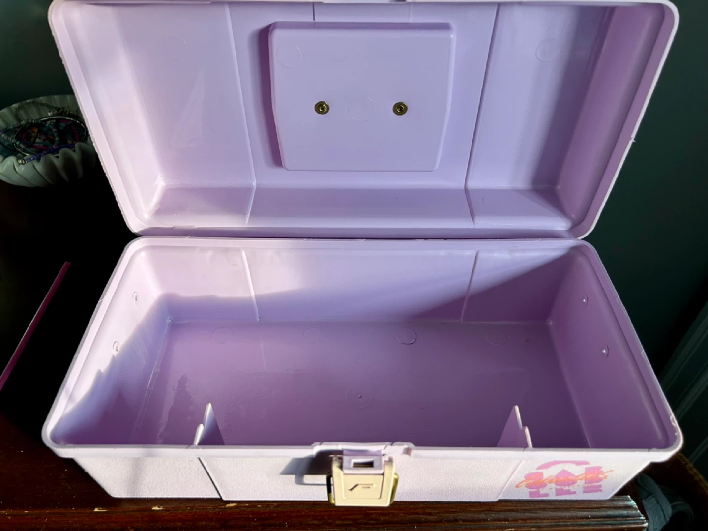Original 1980s Lavender Caboodles box - photo 5
