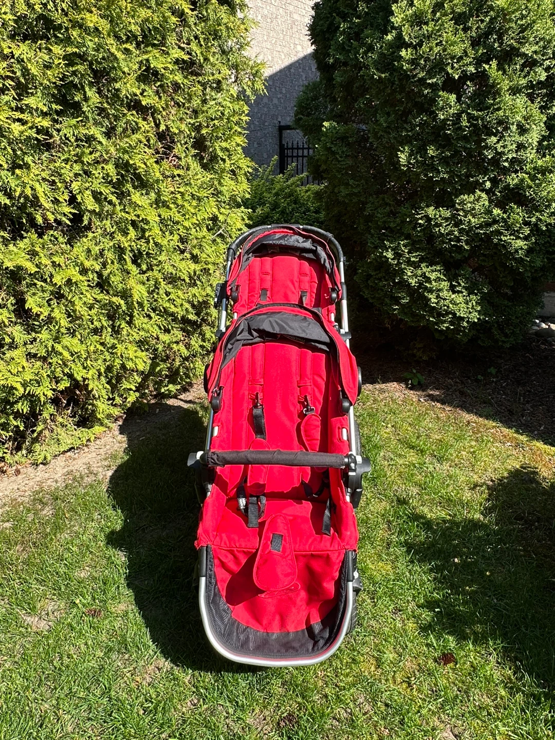 Baby Jogger City Select Double Stroller - Red