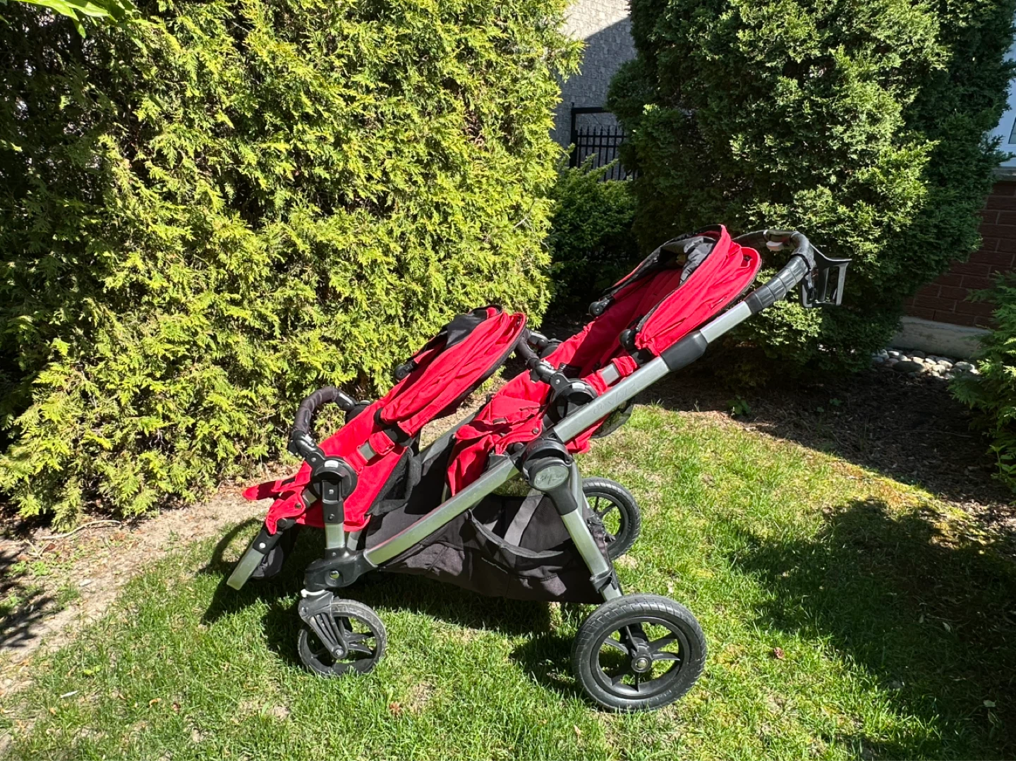 Baby Jogger City Select Double Stroller - Red - photo 4