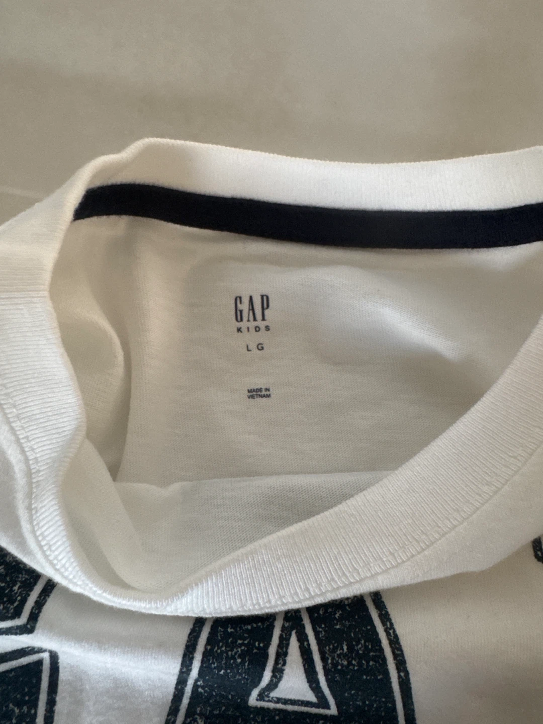 Gap Kids White T-Shirt LG - photo 4