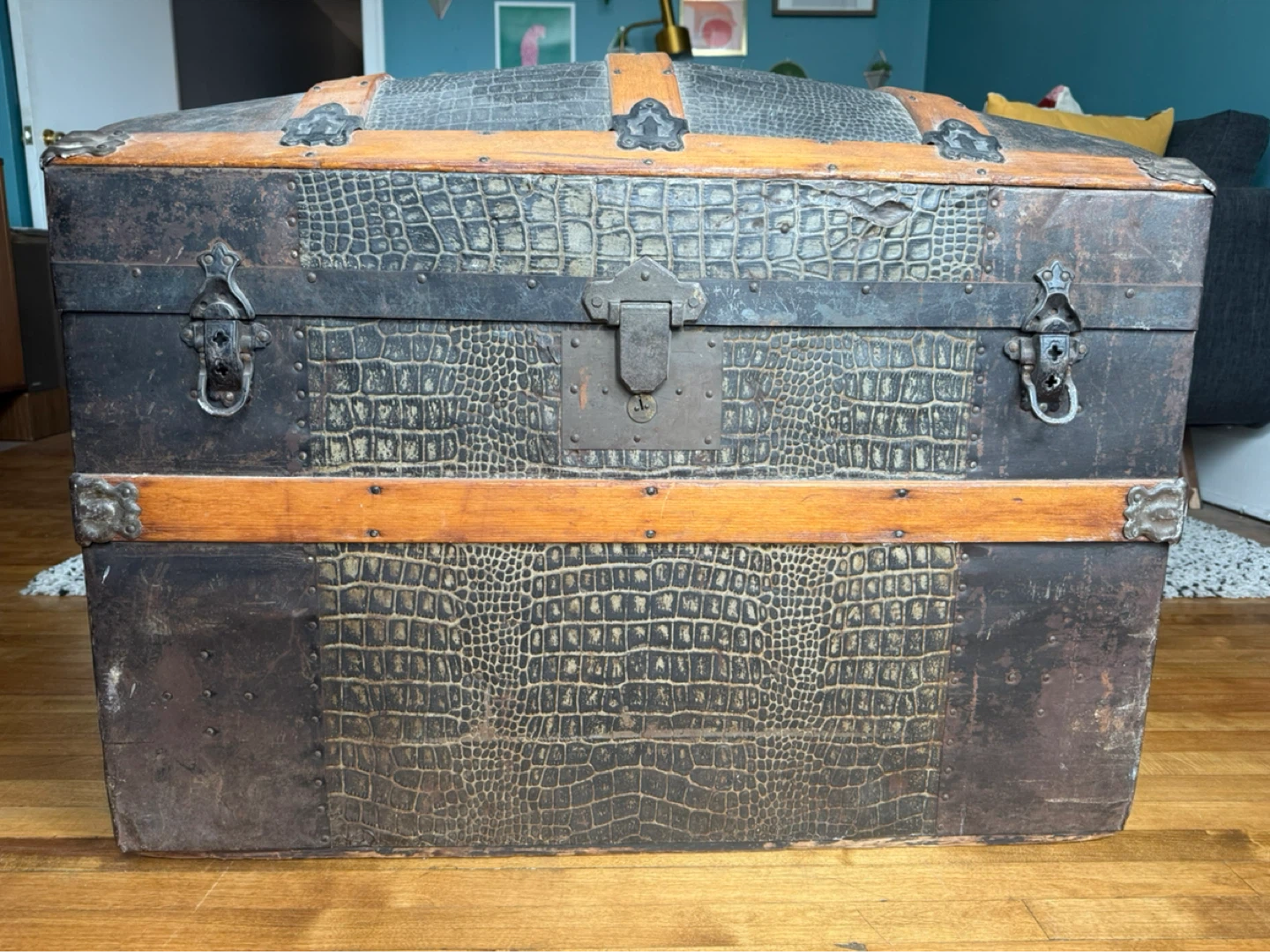 Antique Steamer Trunk