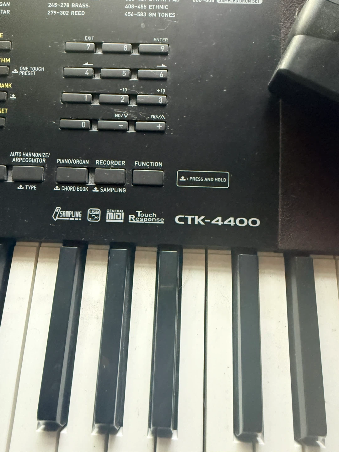 Casio CTK-4400 Keyboard with Stand and Power Adapter - photo 4