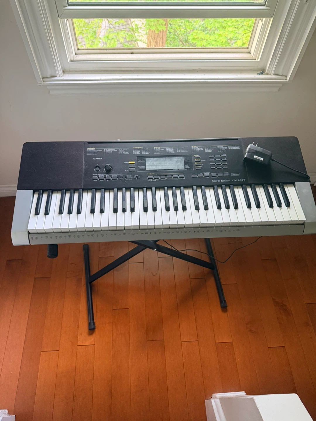 Casio CTK-4400 Keyboard with Stand and Power Adapter