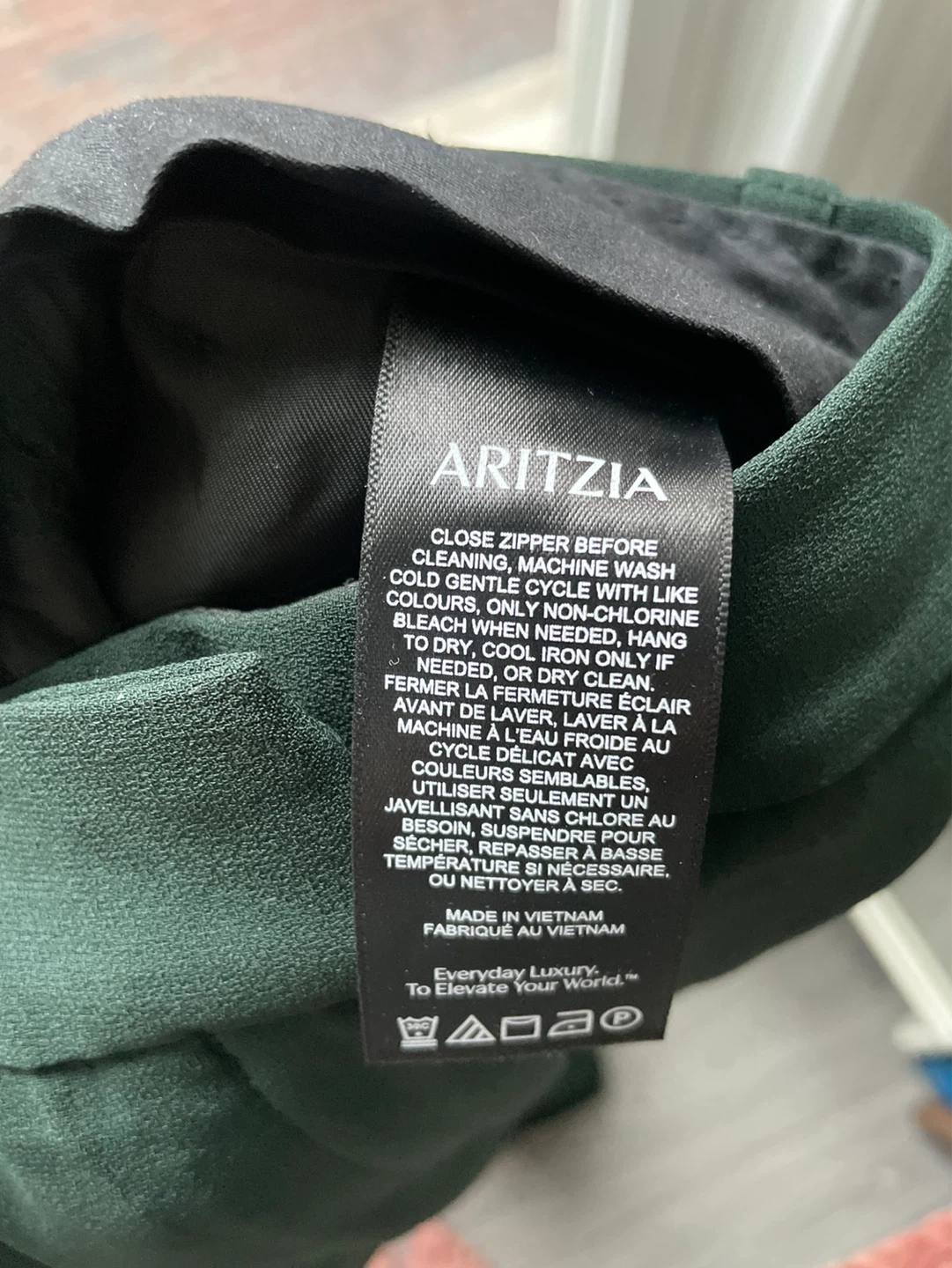 Aritzia Babaton Stedman Forest Green Pants sz 4 - photo 4