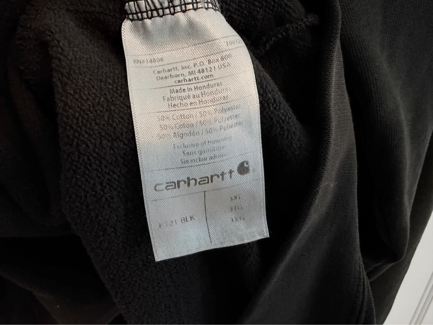 Carhartt Loose Fit Black Hoodie Size 3XL - photo 5