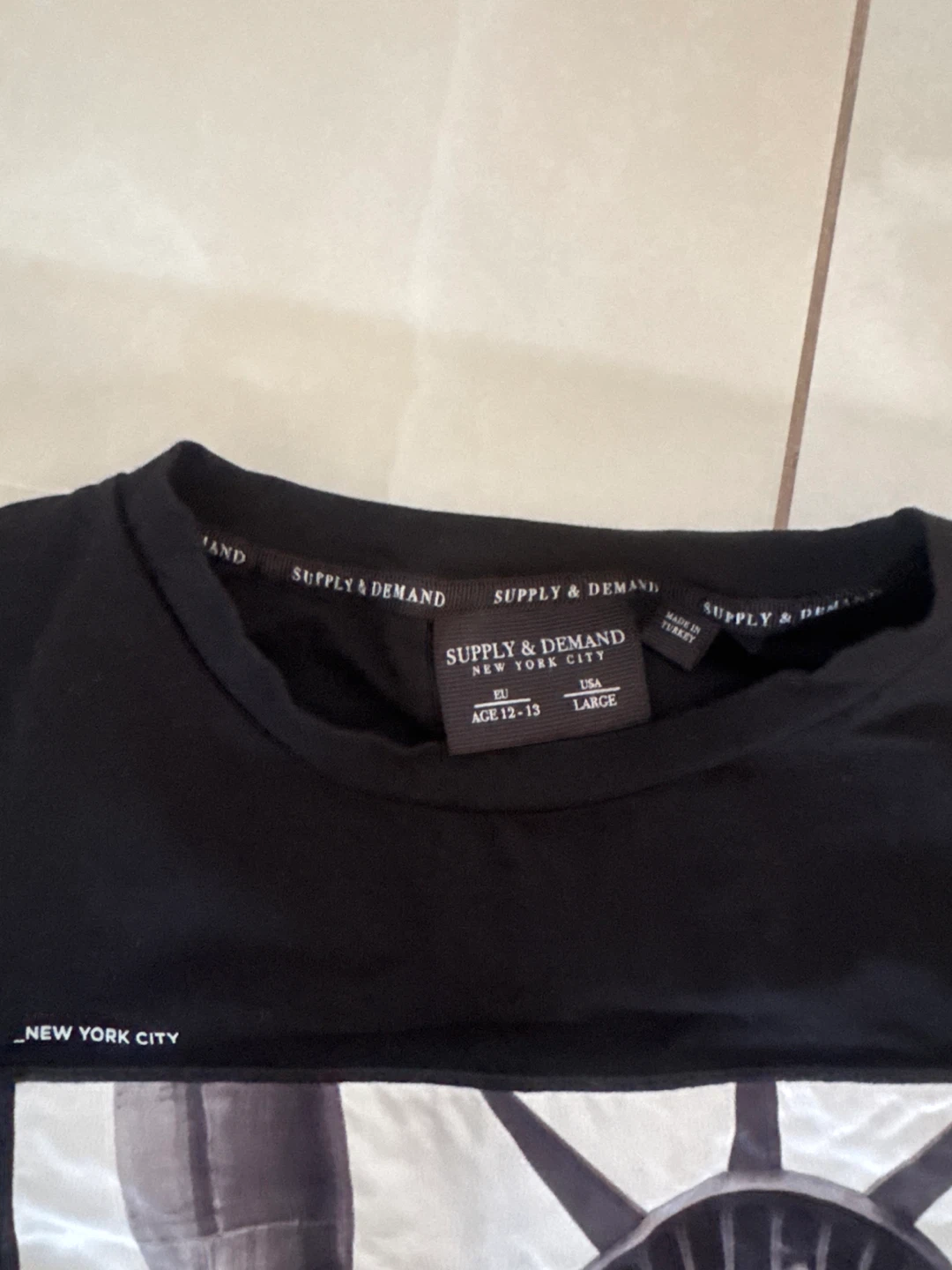 Supply & Demand Black Graphic T-Shirt - photo 2