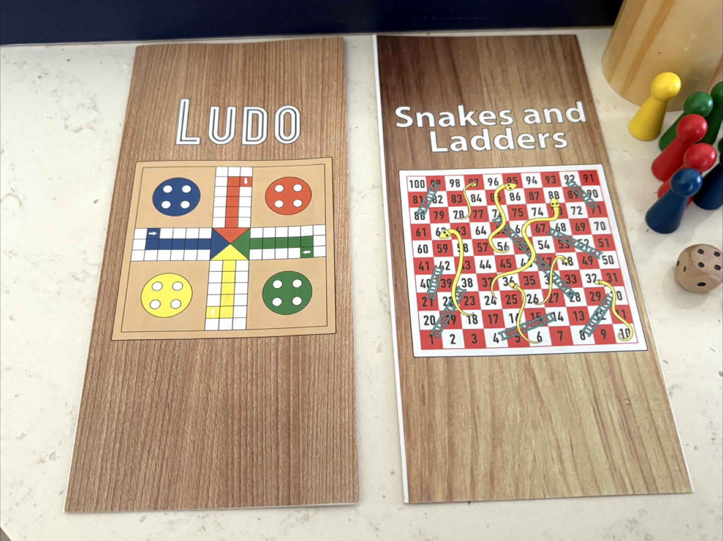 Snakes and Ladders and Ludo Board Game Set - photo 4
