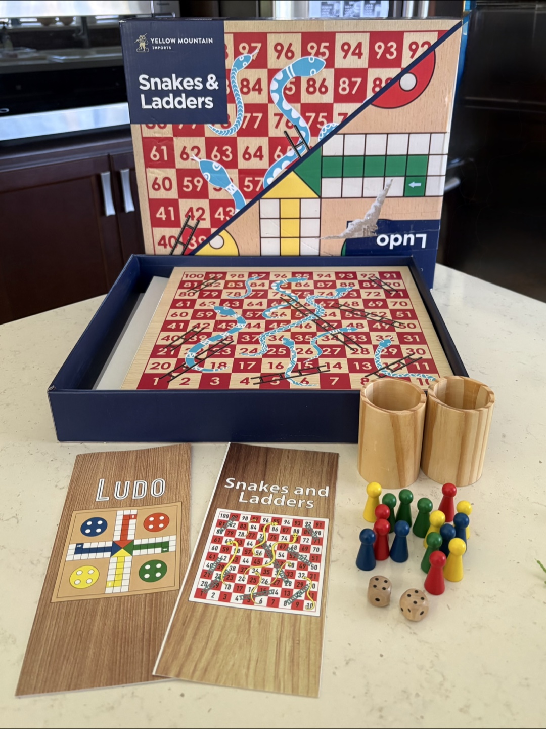 Snakes and Ladders and Ludo Board Game Set
