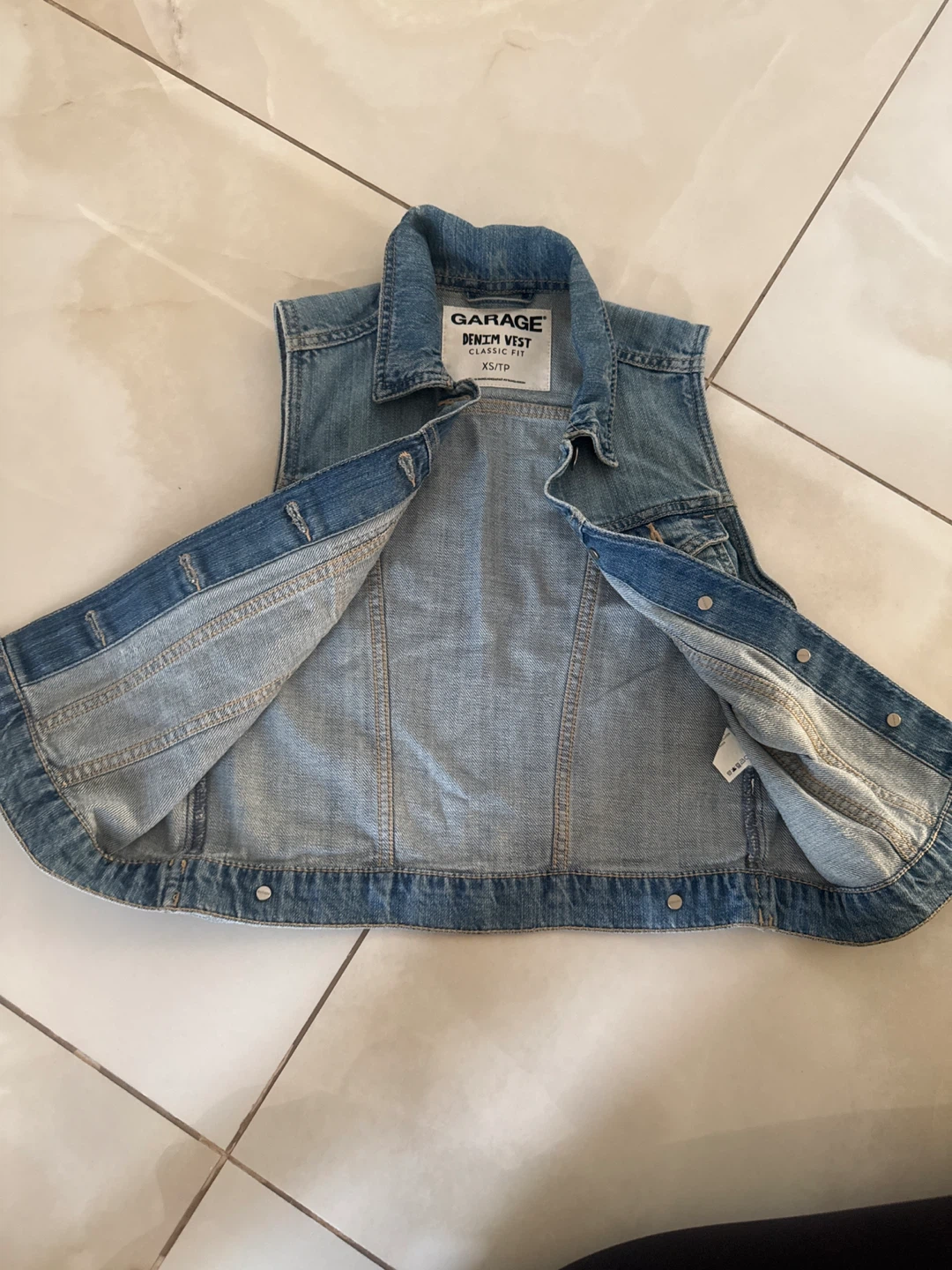 Garage Denim Vest - XS/TP - photo 4