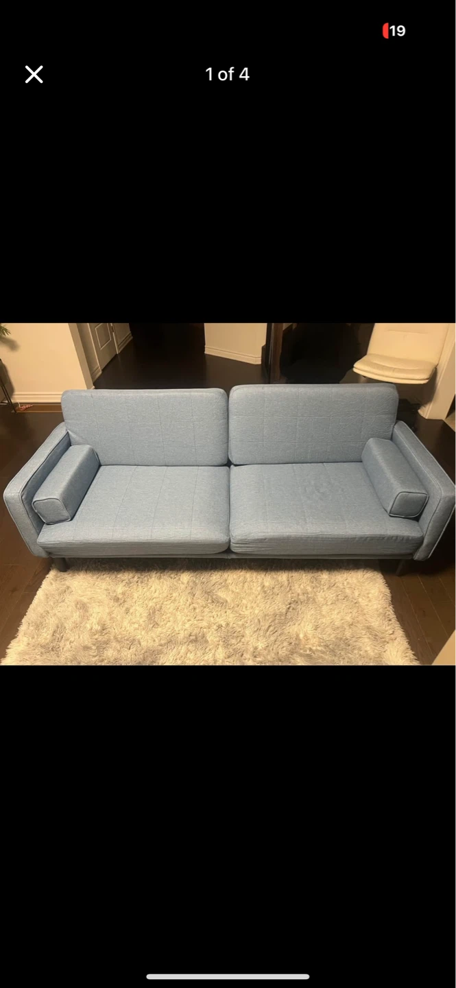 Blue Sofa - photo 2