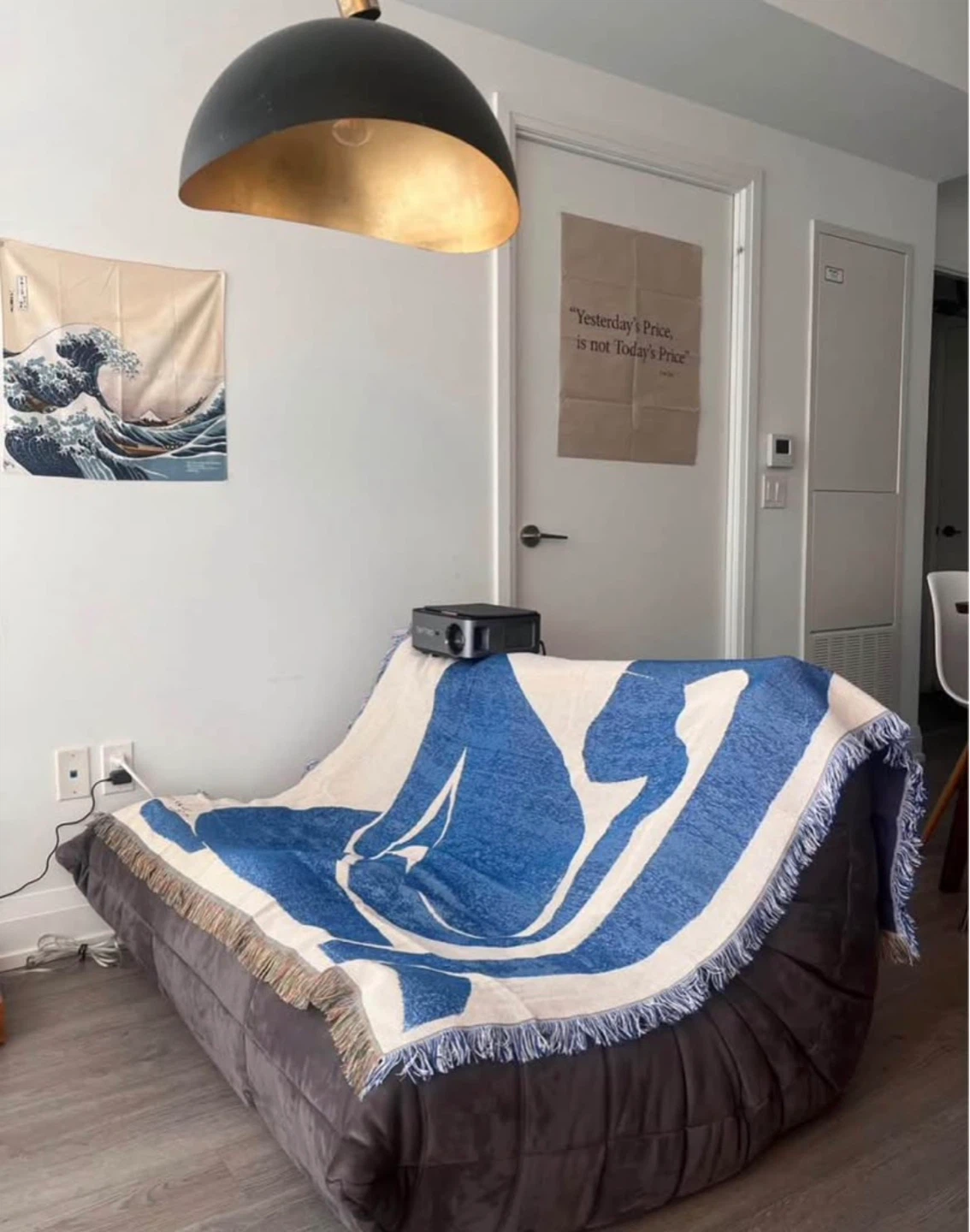 Henri Matisse "Blue Nude II" Throw Blanket