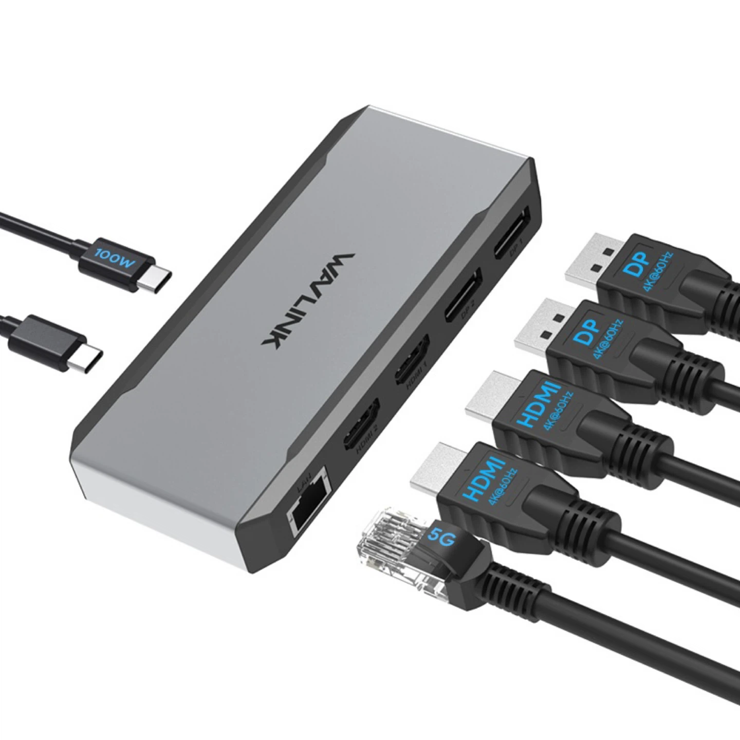 WAVLINK USB-C Quad Display Docking Station WL-UMD323 - photo 2