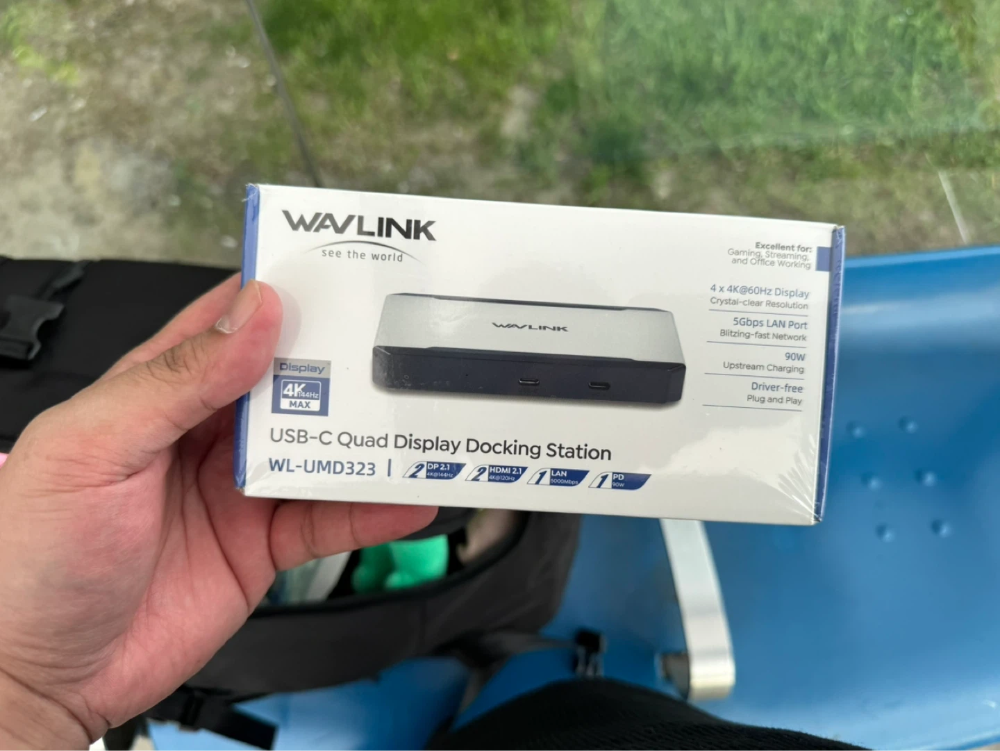 WAVLINK USB-C Quad Display Docking Station WL-UMD323