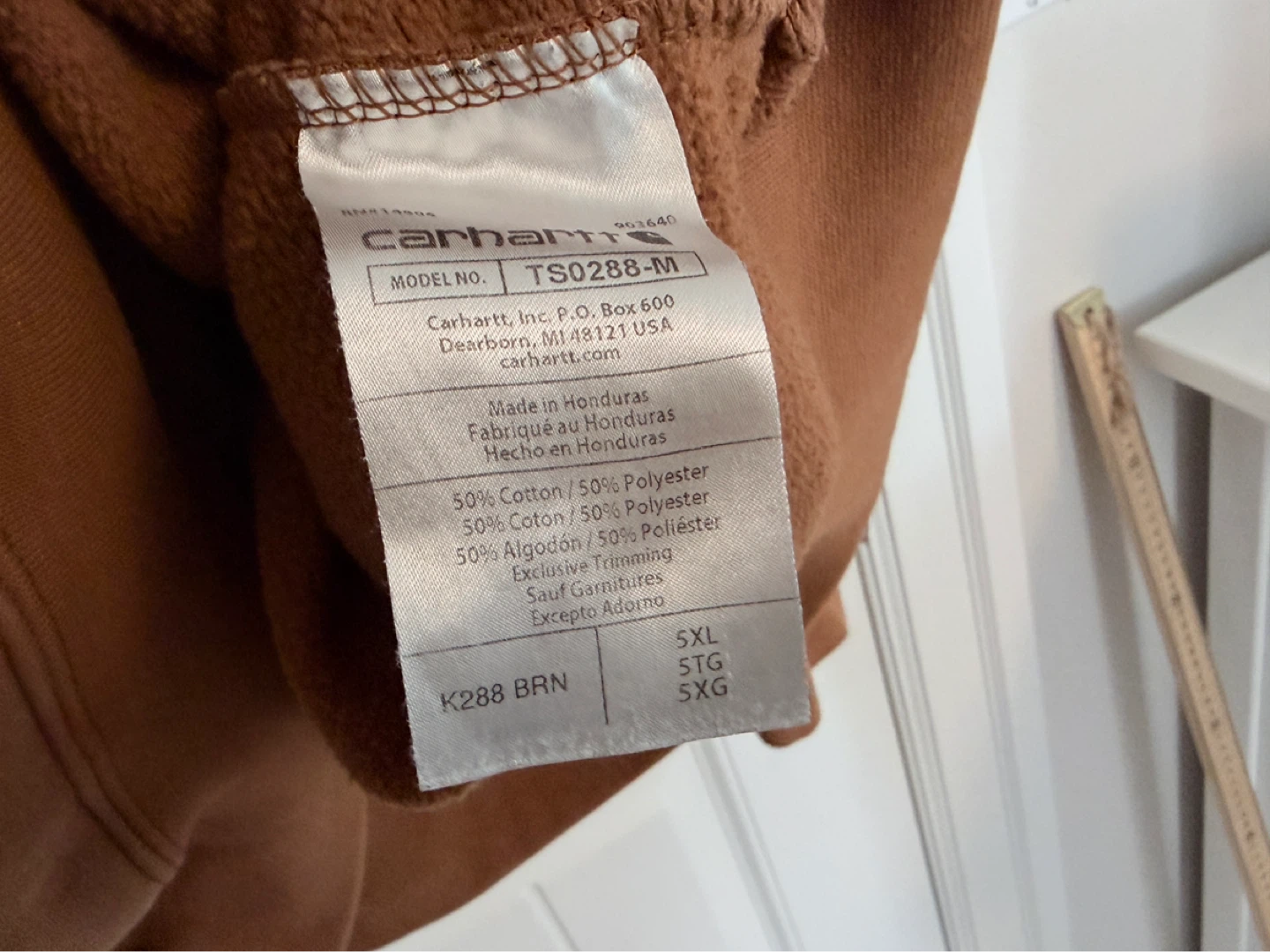 Carhartt Loose Fit Black Brown Hoodie Size 5XL - photo 4