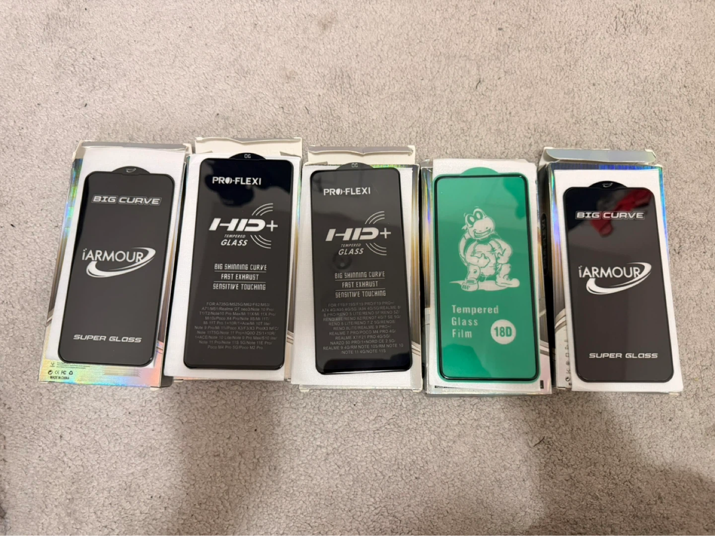 Tempered Glass for All IPhone and Android Models