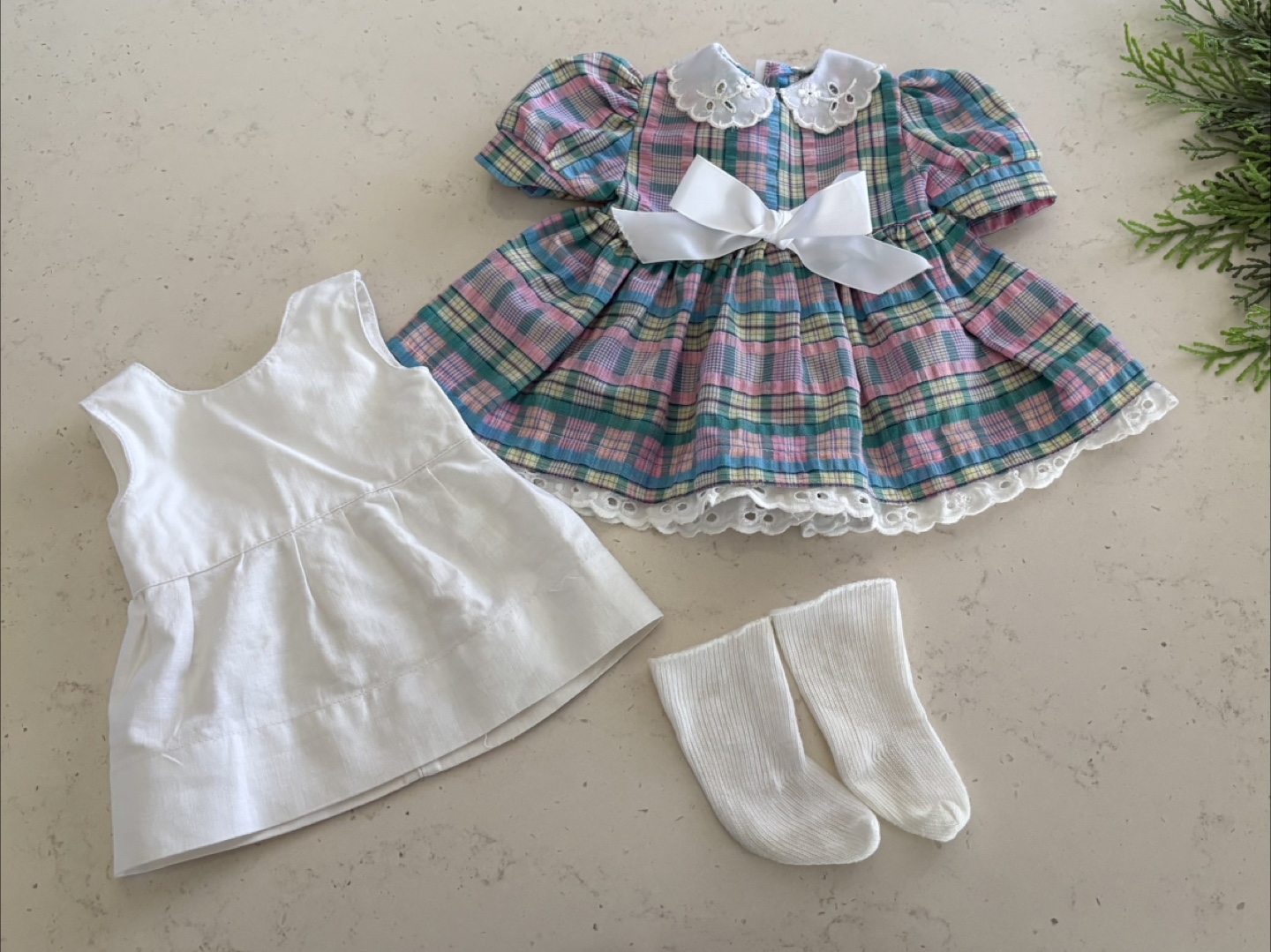 Vintage Handmade Doll Dress Set 👗 from 50’s