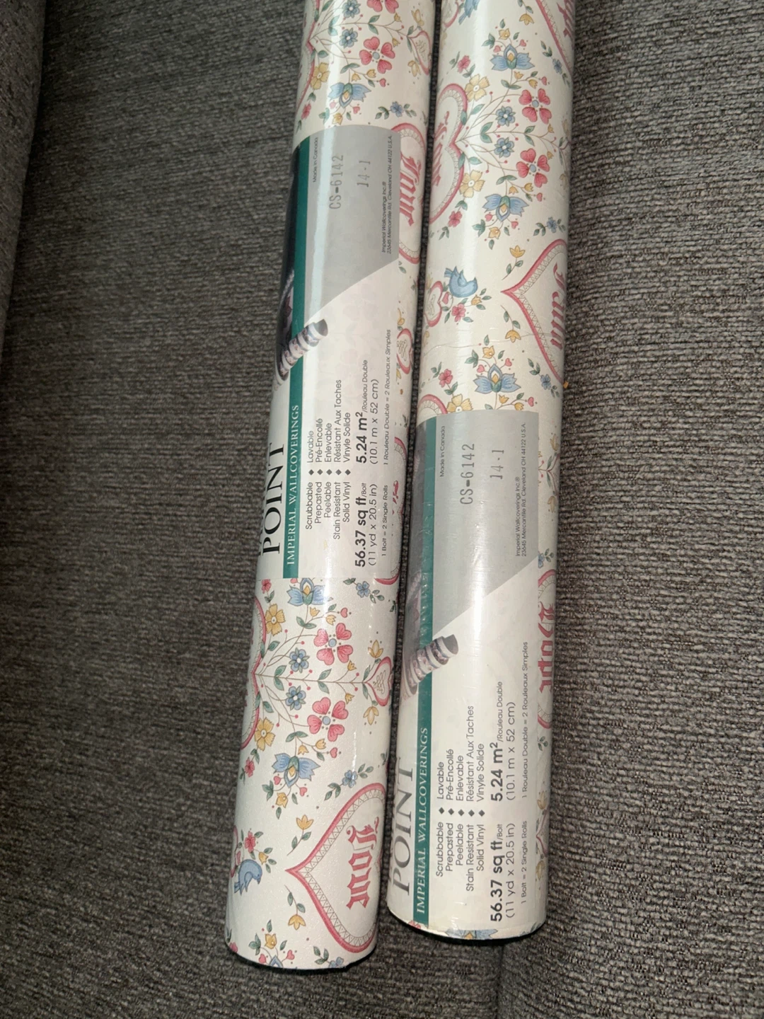Imperial Wallpaper - Faith Hope Love Joy Design - photo 2