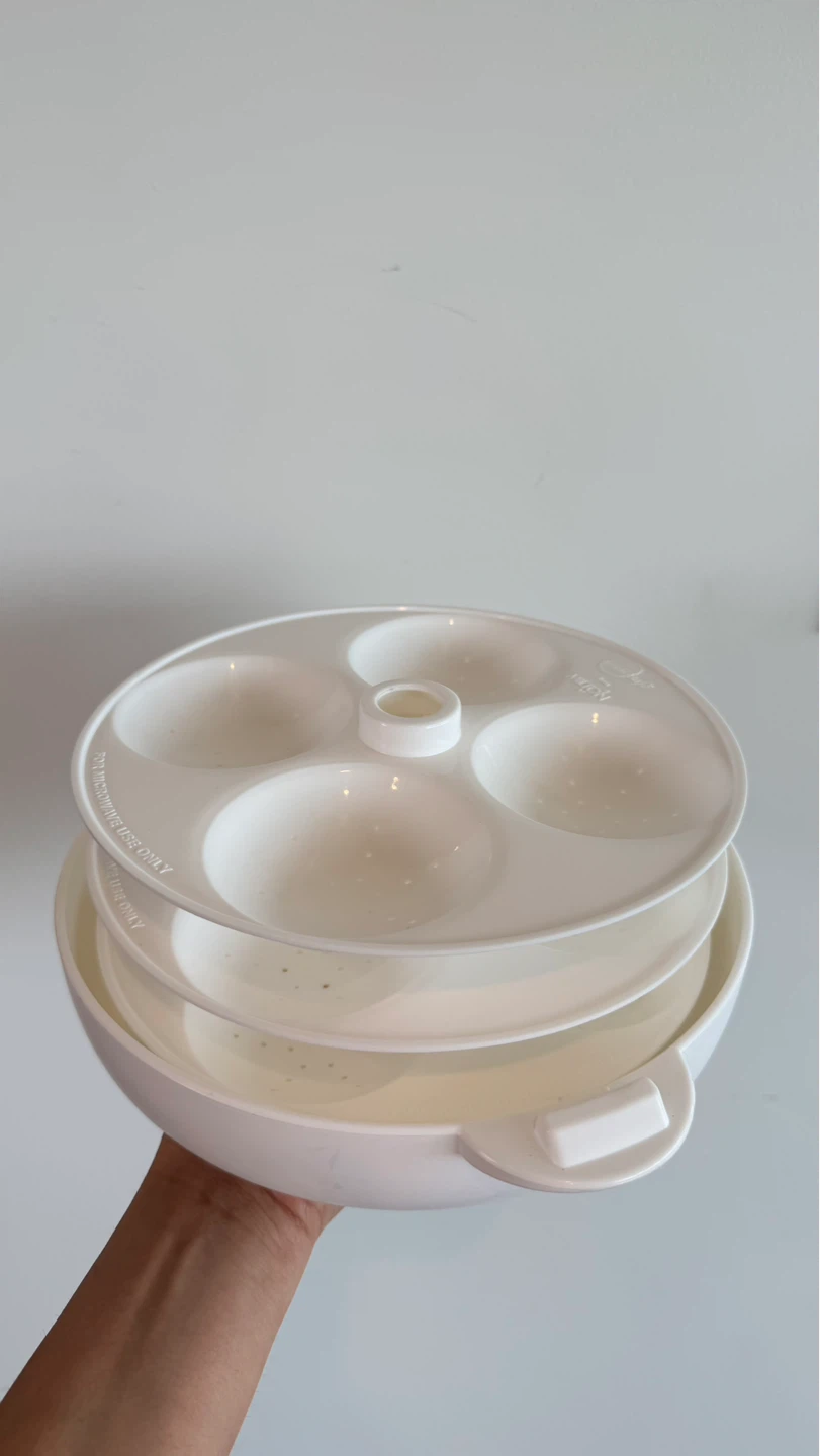 Milton Microwave Idli Maker and Steamer, Makes 12 Idlis, White
