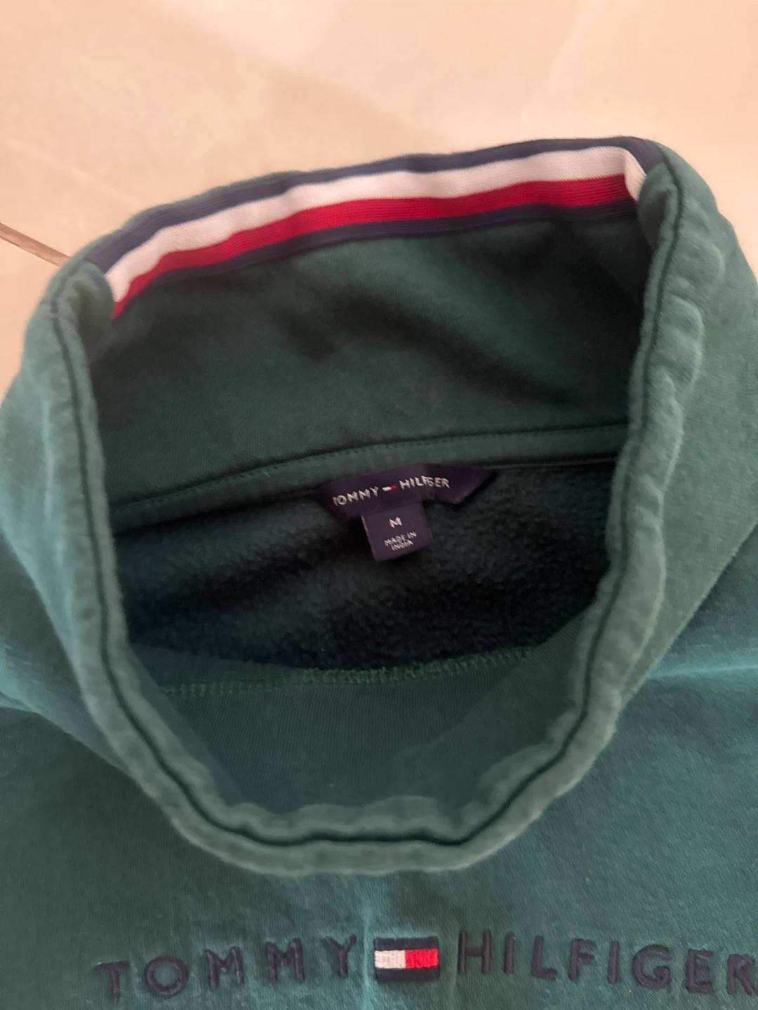 Tommy Hilfiger Green Mock Neck Sweatshirt - Size M - photo 3