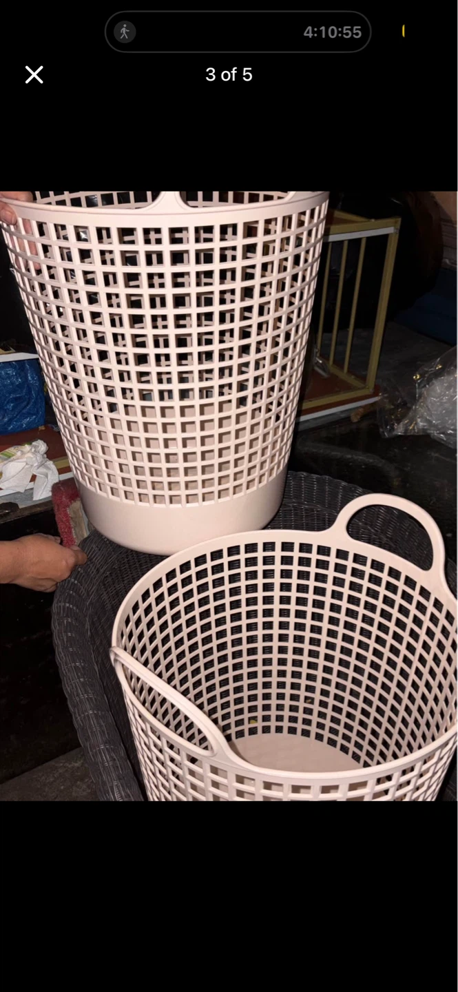 Plastic Laundry Basket - photo 3