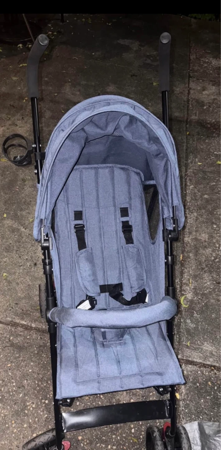 Blue Baby Stroller