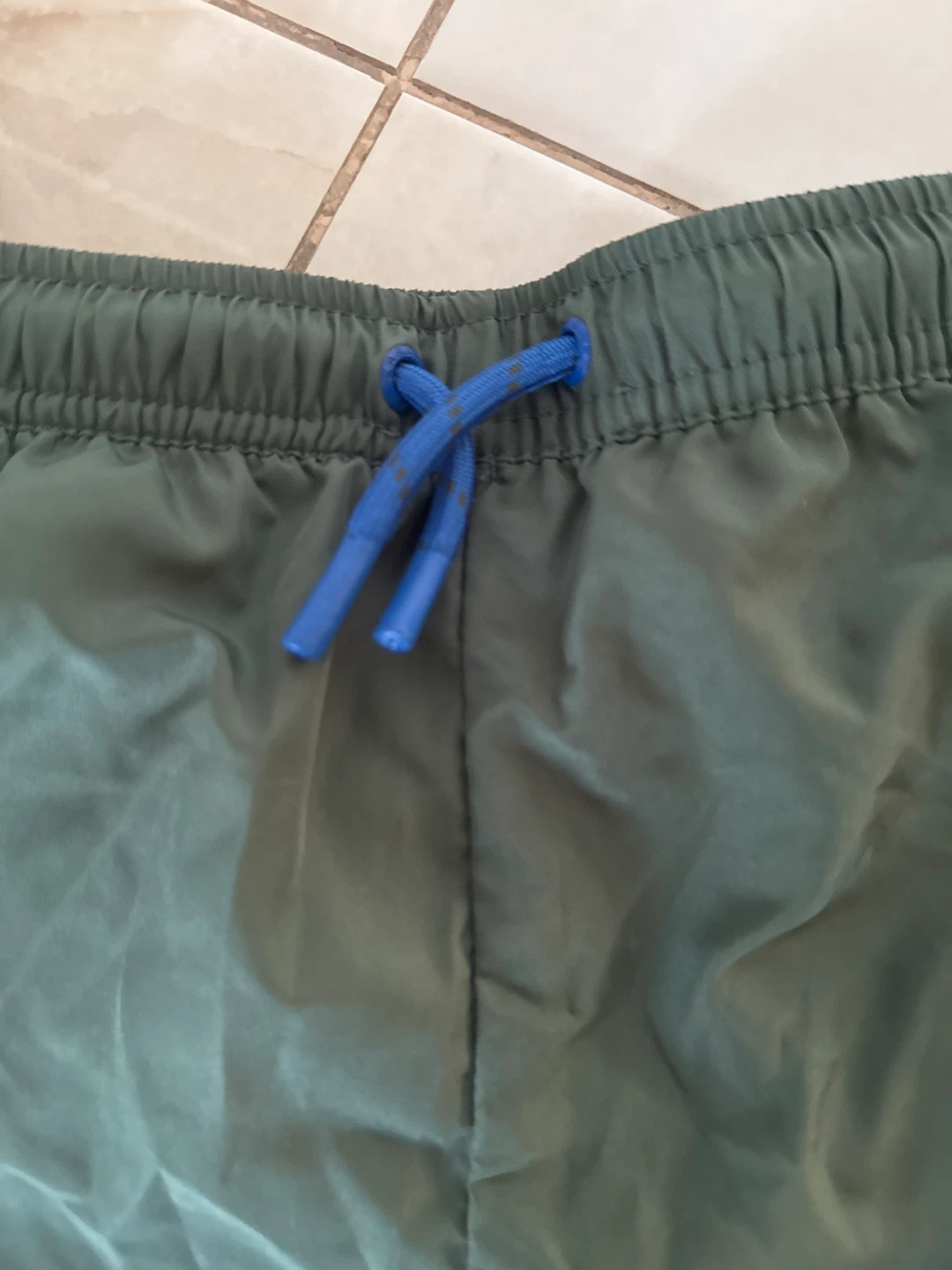 ZARA Kids Green Shorts with Blue Trim - photo 2