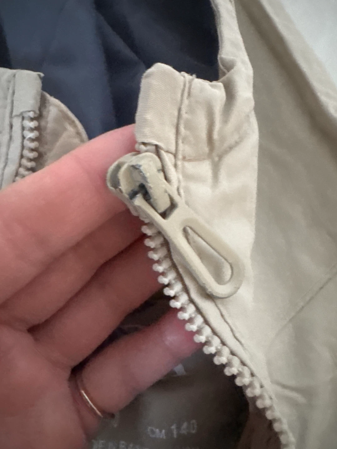 Zara Kids Beige Hooded Jacket Size 10 CM 140 - photo 3