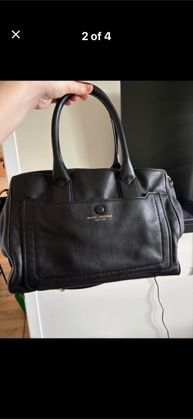Marc Jacobs Black Leather Tote Bag - photo 2