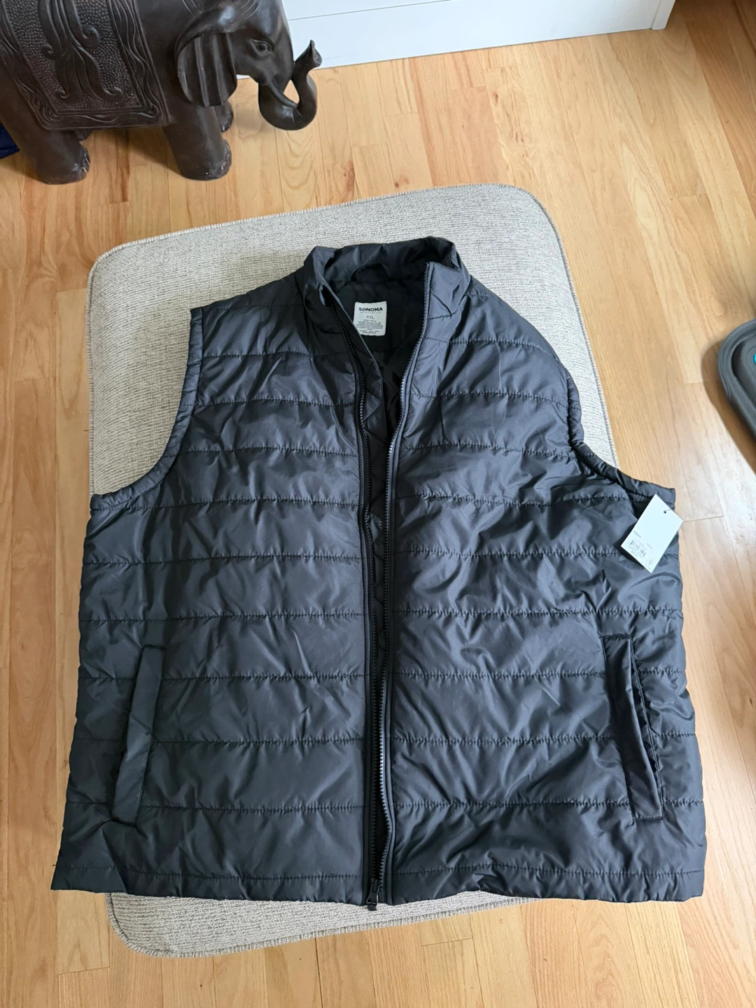 Sonoma Puffer Vest - Black - XXL