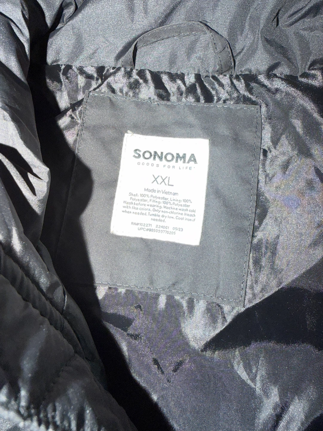 Sonoma Puffer Vest - Black - XXL - photo 2