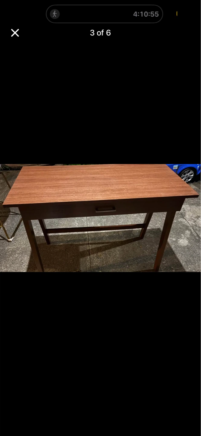 Wooden Desk with Drawer - photo 3