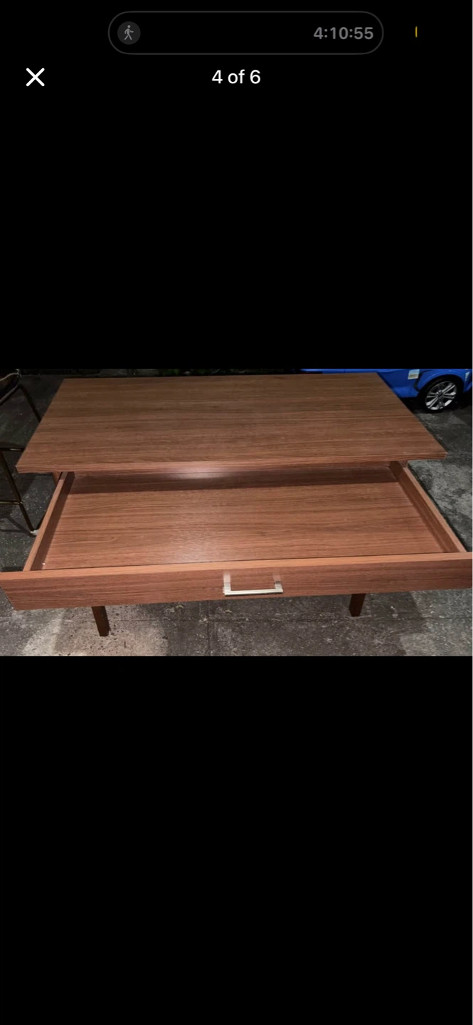 Wooden Desk with Drawer - photo 4