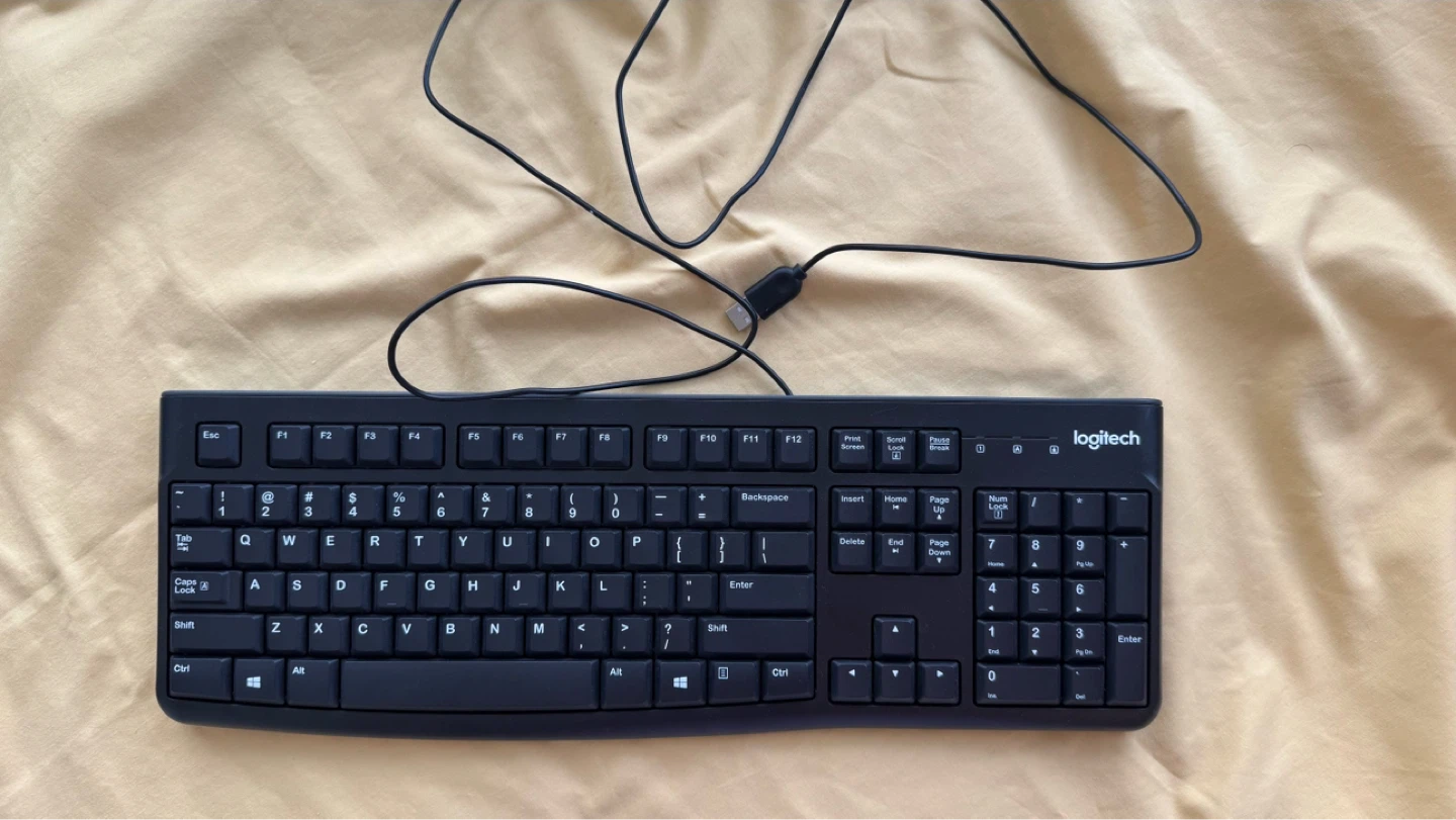 Logitech Wired Keyboard K120 - 920-002478 - Black