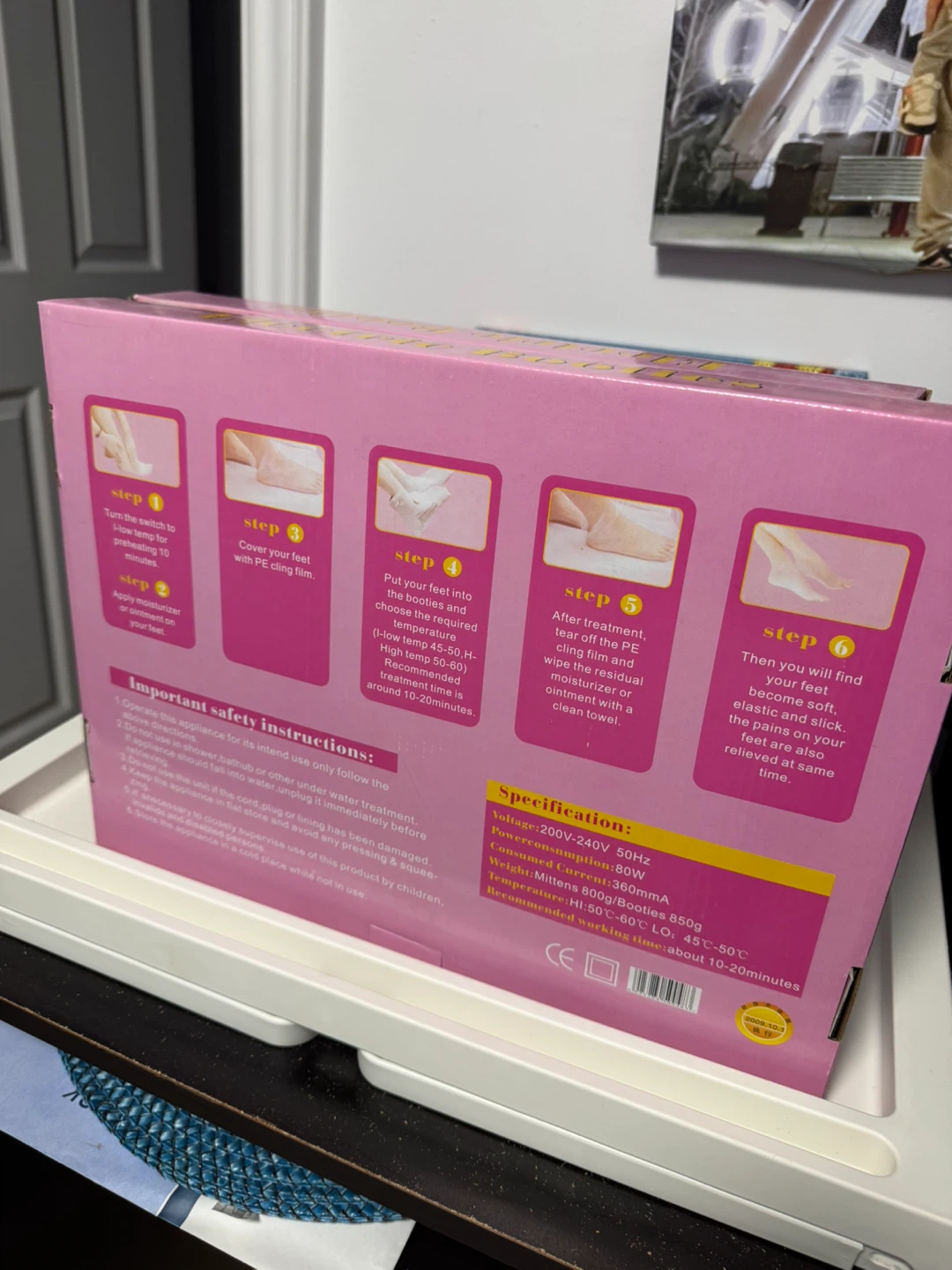 Electric Booties Foot Spa Kit - photo 2