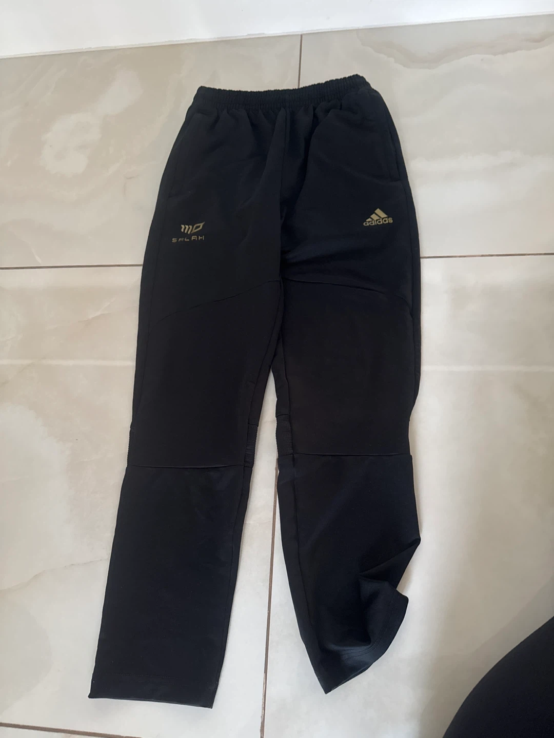 Adidas Mo Salah Track Pants Youth 11-12Y Black