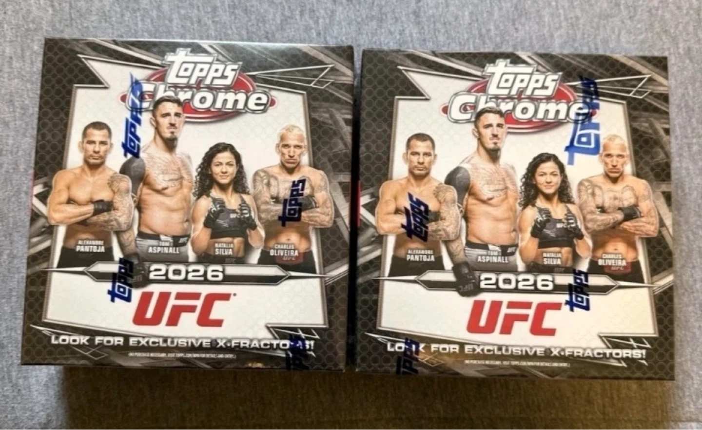 2026 Topps Chrome UFC Trading Card Boxes (2)