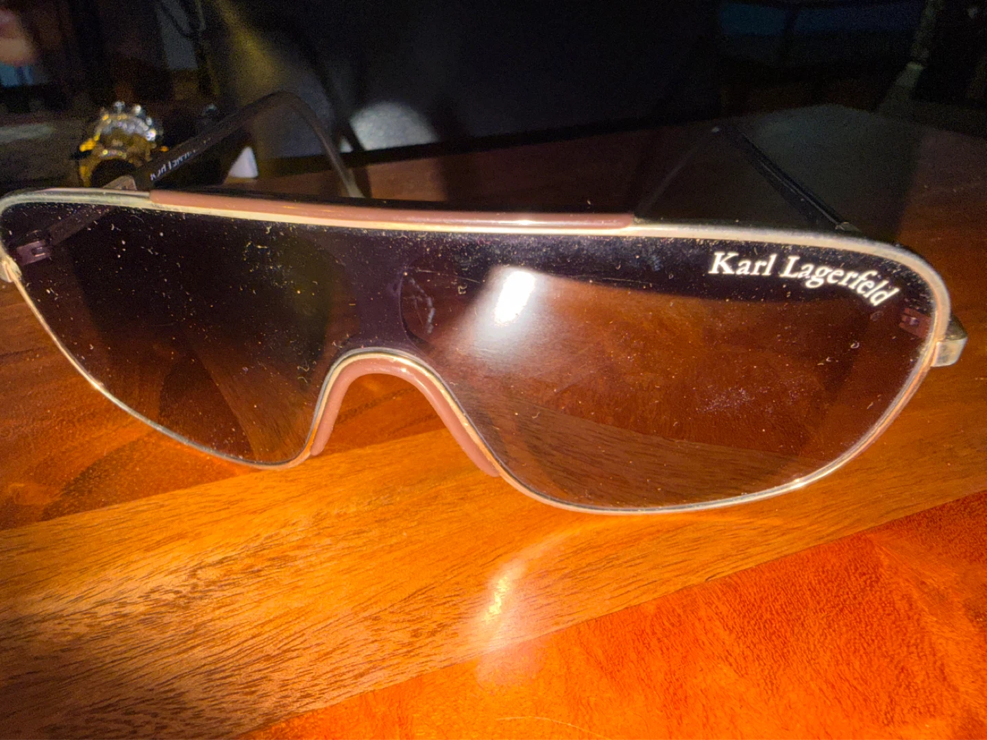 Karl Lagerfeld Aviator Sunglasses with Case - photo 2
