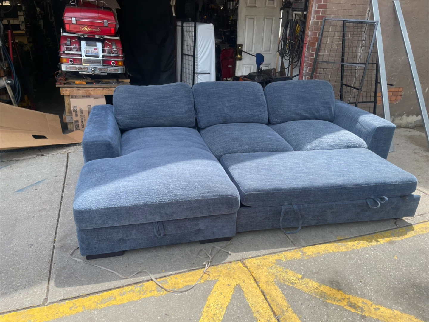 IKEA Friheten Sleeper Sectional Sofa - Dark Gray - photo 2