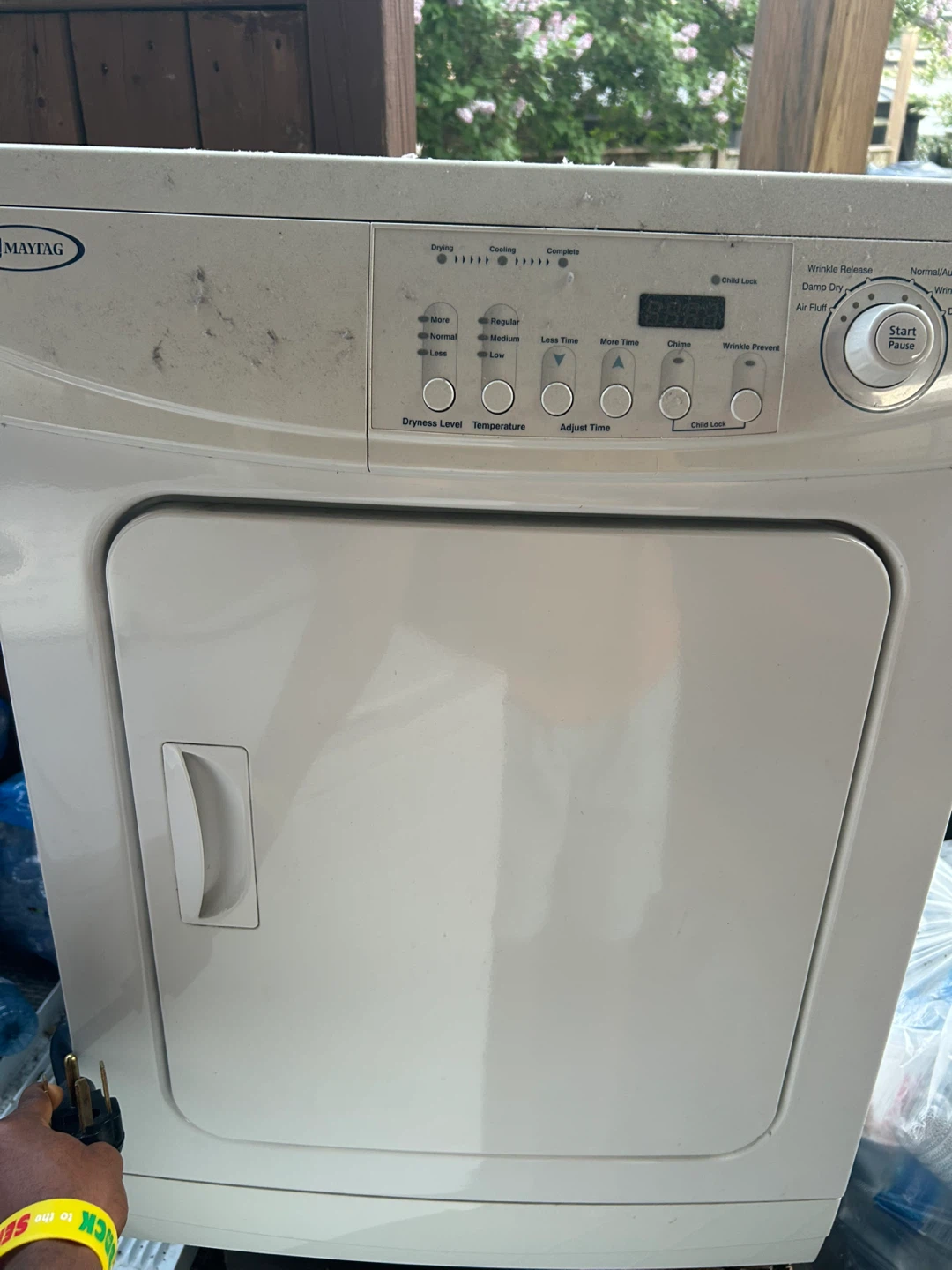 Maytag White Clothes Dryer