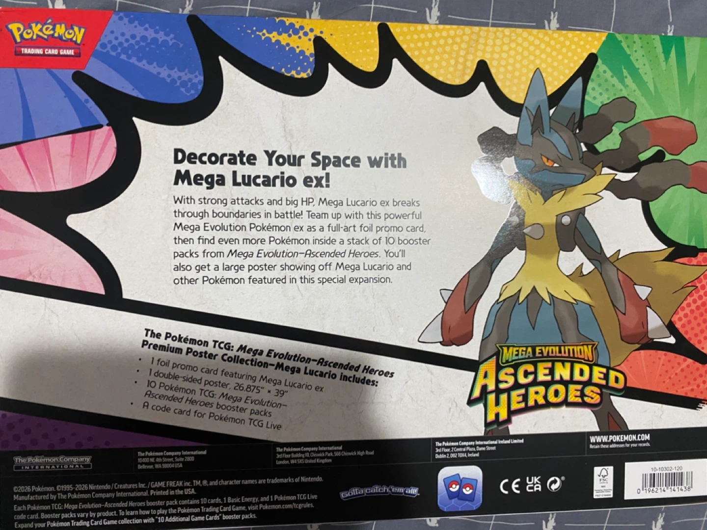 Pokemon TCG Mega Evo Ascend Heroes Prem. Poster  Bundle - photo 4