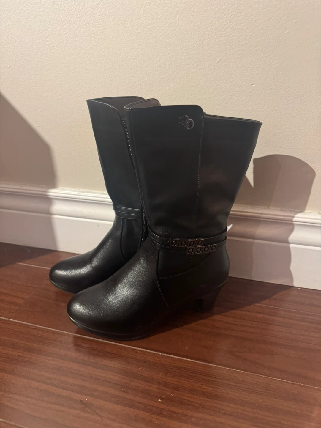 Vintage Black Ankle Boots